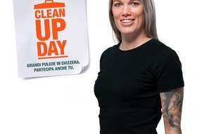 IG saubere Umwelt IGSU: Comunicato stampa: «La professionista del calcio Lara Dickenmann diventa madrina della Giornata Clean-up»