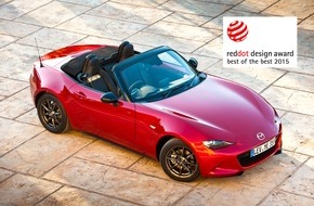 Mazda: Mazda MX-5 mit "Red Dot: Best of the Best" Award ausgezeichnet