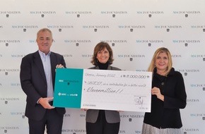 UNICEF Schweiz und Liechtenstein: UNICEF und die MSC Foundation freuen sich über einen Spendenstand von 11 Millionen Euro für UNICEF