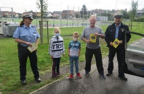 Polizeipräsidium Mittelhessen - Pressestelle Marburg-Biedenkopf: POL-MR: Blitz für Kids - Polizei kontrolliert gemeinsam mit Schülern;