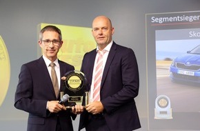 Skoda Auto Deutschland GmbH: SKODA FABIA und SKODA SUPERB gewinnen J.D. Power Award für höchste Kundenzufriedenheit (FOTO)