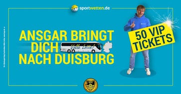 sportwetten.de: sportwetten.de & Ansgar Brinkmann bringen KFC-Fans per Fanbus ins Stadion