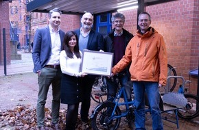 Hochschule Bremerhaven: Hochschule als erste fahrradfreundliche Arbeitgeberin in Bremerhaven ausgezeichnet