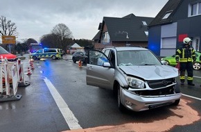 Feuerwehr Sprockhövel: FW-EN: Unfall im Kreuzungsbereich