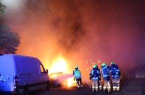 Polizei Coesfeld: POL-COE: Coesfeld, Hüppelswicker Weg/ Auto brennt