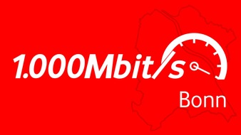 Vodafone GmbH: Liebesgrüße aus Düsseldorf: Gigabit für Bonn