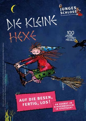 DIE KLEINE HEXE: Mitmachausstellung ab 14.10.2023  im Stuttgarter Kindermuseum Junges Schloss