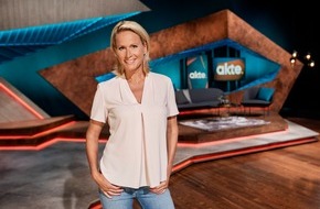 SAT.1: Neue Themen. Neue Moderatorin. Neuer Sendeplatz. Die neue "akte." startet am Montag, 26. August 2019, um 22:35 Uhr in SAT.1