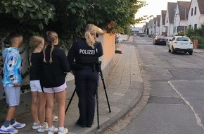 Polizeipräsidium Südhessen: POL-DA: Groß-Zimmern: "Blitz for Kids" - Polizei überwacht Geschwindigkeit