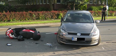 Polizeiinspektion Nienburg / Schaumburg: POL-NI: Vorfahrt genommen