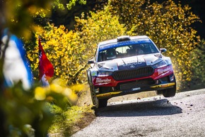 Rallye Zentraleuropa: Škoda feiert WRC2-Dreifachsieg, Andreas Mikkelsen gewinnt WRC2-Meisterschaft