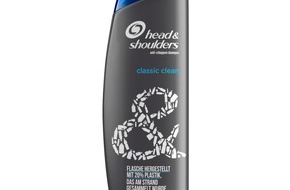 head & shoulders: Head & Shoulders führt die erste recycelbare Shampoo-Flasche mit Strandplastik ein