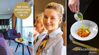 Excellence Cruises präsentiert 2026 über 150 Flussrouten