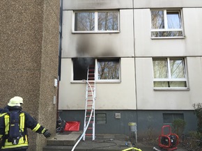 FW-ME: Wohnungsbrand mit Menschenrettung