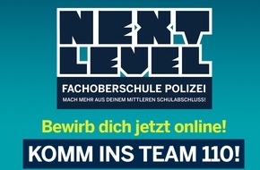 Polizei Mettmann: POL-ME: Der Countdown läuft - Jetzt bewerben für die "Fachoberschule Polizei" - Kreis Mettmann - 2311009