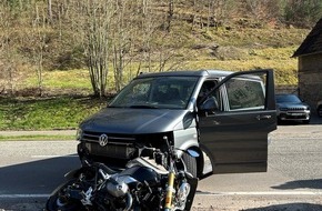 Polizeidirektion Neustadt/Weinstraße: POL-PDNW: Bad Dürkheim - Verkehrsunfall mit Motorrad auf der B37 zwischen Bad Dürkheim und Frankenstein