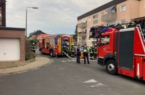 Feuerwehr Bergheim: FW Bergheim: Eine Person bei Kellerbrand in Bergheim-Quadrath-Ichendorf gerettet