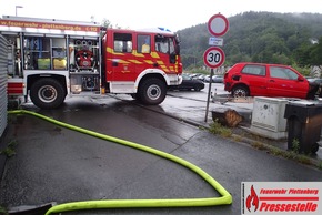 FW-PL: Folgemeldung: Stadtalarm in Plettenberg. Folgen eines Unwetters halten Feuerwehr in Atem.