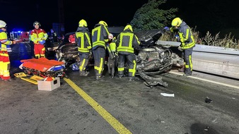 Feuerwehr Schwelm: FW-EN: Schwerer Unfall auf der Autobahn