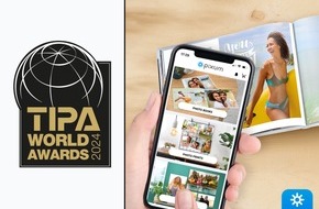 Pixum: Pixum App gewinnt TIPA World Award 2024 als beste App für Fotoprodukte