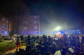 Kreisfeuerwehrverband Segeberg: FW-SE: Feuer im Keller eines Mehrfamilienhauses in Kaltenkirchen