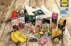 Lidl: Lidl stellt zur Fairen Woche den fairen Handel in den Mittelpunkt / 15 Jahre Lidl und Fairtrade: Mehr Nachhaltigkeit im Sortiment und in den Lieferketten
