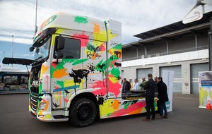 GP JOULE: Wasserstoff in der Lausitz: GP JOULE HYDROGEN, Clean Logistics SE und IHK Cottbus zeigen Brennstoffzellen-Lkw und -Bus am Lausitzring