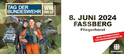 PIZ Heer：联邦部长der Verteidigung besucht Tag der Bundeswehr in Faßberg/Am 8。2024年6月1日，Truppe deutschlandweit an neun Standorten zum Tag der Bundeswehr under dem Motto“Wir sind da'ein”。