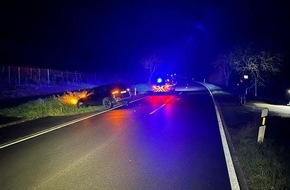 Polizeidirektion Landau: POL-PDLD: Verkehrsunfall unter Alkoholeinfluss/Birkweiler, L508/Sonntag, 08.12.2024, 01:51 Uhr