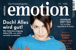 EMOTION Verlag GmbH: Nicolette Krebitz: "Ich habe viel Spaß mit kreativen Alpha-Männern"