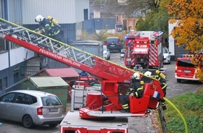 Feuerwehr Iserlohn: FW-MK: Langwieriger Einsatz bei Brand einer Absauganlage