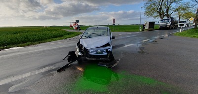 Polizeiinspektion Anklam: POL-ANK: Verkehrsunfall mit 11.000 Schaden