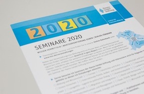 Hanns-Seidel-Stiftung e.V.: Politische Bildung - weiter ein großes Thema auch in 2020 / Hanns-Seidel-Stiftung mit bayernweiten Angeboten