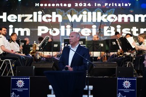 POL-HPE: Start des Hessentags 2024 in Fritzlar - Innenminister Prof. Dr. Roman Poseck eröffnet Polizei Bistro