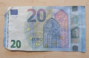 Polizeipräsidium Ulm: POL-UL: (GP) Eislingen/Fils - Achtung: Falschgeld! / Die Polizei warnt vor gefälschten 20-Euro-Banknoten, sogenannten "Prop Copy" im Raum Eislingen/Fils.