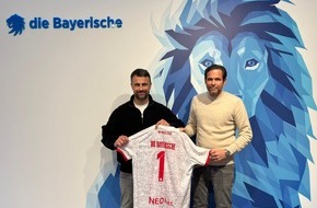 die Bayerische: Mehr Pr&auml;senz im gr&ouml;&szlig;ten Ballungsraum Deutschlands: Die Bayerische startet Premium Partnerschaft mit Fu&szlig;ballverein Rot-Weiss Essen