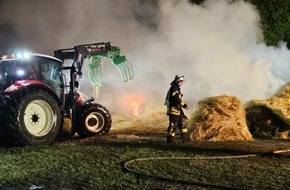 Feuerwehr der Stadt Arnsberg: FW-AR: BRENNENDER LKW-ANHÄNGER BESCHÄFTIGT FEUERWEHR