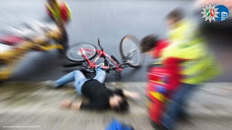 Polizeipr&auml;sidium Oberhausen: POL-OB: Schwerverletzter Radfahrer nach Verkehrsunfall an Tankstelle - Polizei Oberhausen gibt Pr&auml;ventionstipps