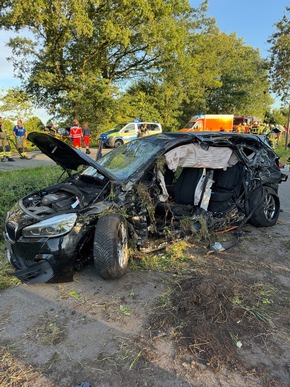 FW-SE: Schwerer Verkehrsunfall zwischen zwei PKW auf der L319