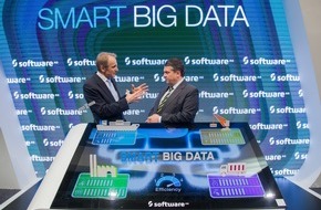 Software AG: CeBIT 2014: Wirtschaftsminister Sigmar Gabriel besucht den Stand der Software AG (FOTO)