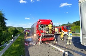 Feuerwehr Gevelsberg: FW-EN: Verkehrsunfall auf der BAB 1