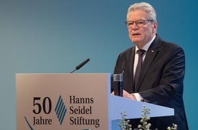 Hanns-Seidel-Stiftung e.V.: Festredner Joachim Gauck / Festakt zum Jubiläum 50 Jahre Hanns-Seidel-Stiftung