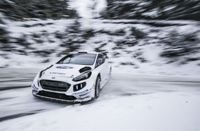 Ford-Werke GmbH: M-Sport Ford peilt mit dem Fiesta WRC eine starke Rallye Monte Carlo an