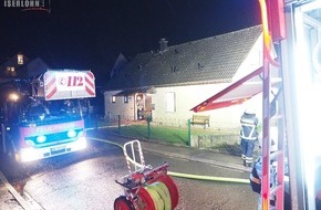 Feuerwehr Iserlohn: FW-MK: Silvester: Einsatzbilanz der Feuerwehr Iserlohn