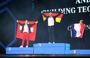 ZDB Zentralverband Dt. Baugewerbe: EuroSkills 2023: Nationalteam Baugewerbe holt einmal Gold und dreimal Silber