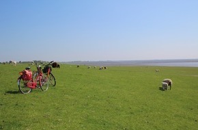 Tourismus Marketing Service Büsum GmbH: Büsum liegt am längsten Radweg der Welt