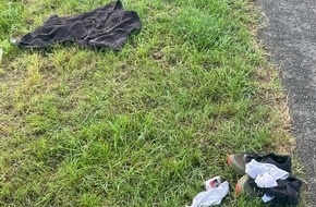 Landespolizeiinspektion Nordhausen: LPI-NDH: Bekleidung aufgefunden - Polizeieinsatz an der Wipper