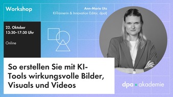 dpa-Akademie: Mit KI-Tools wirkungsvolle Bilder, Visuals und Videos erstellen l dpa-Akademie