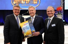 Agrarfrost GmbH & Co. KG: Agrarfrost feiert 50 Jahre "Leidenschaft für Kartoffelgenuss" / Geschäftspartner und Vertreter der Politik nahmen an Jubiläumsfeier teil / Christian Wulff, Bundespräsident a.D., hielt Festrede