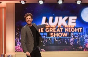 SAT.1: Luke Mockridge wünscht sich ein Treffen mit Angela Merkel in seiner neuen SAT.1-Show "LUKE! Die Greatnightshow"